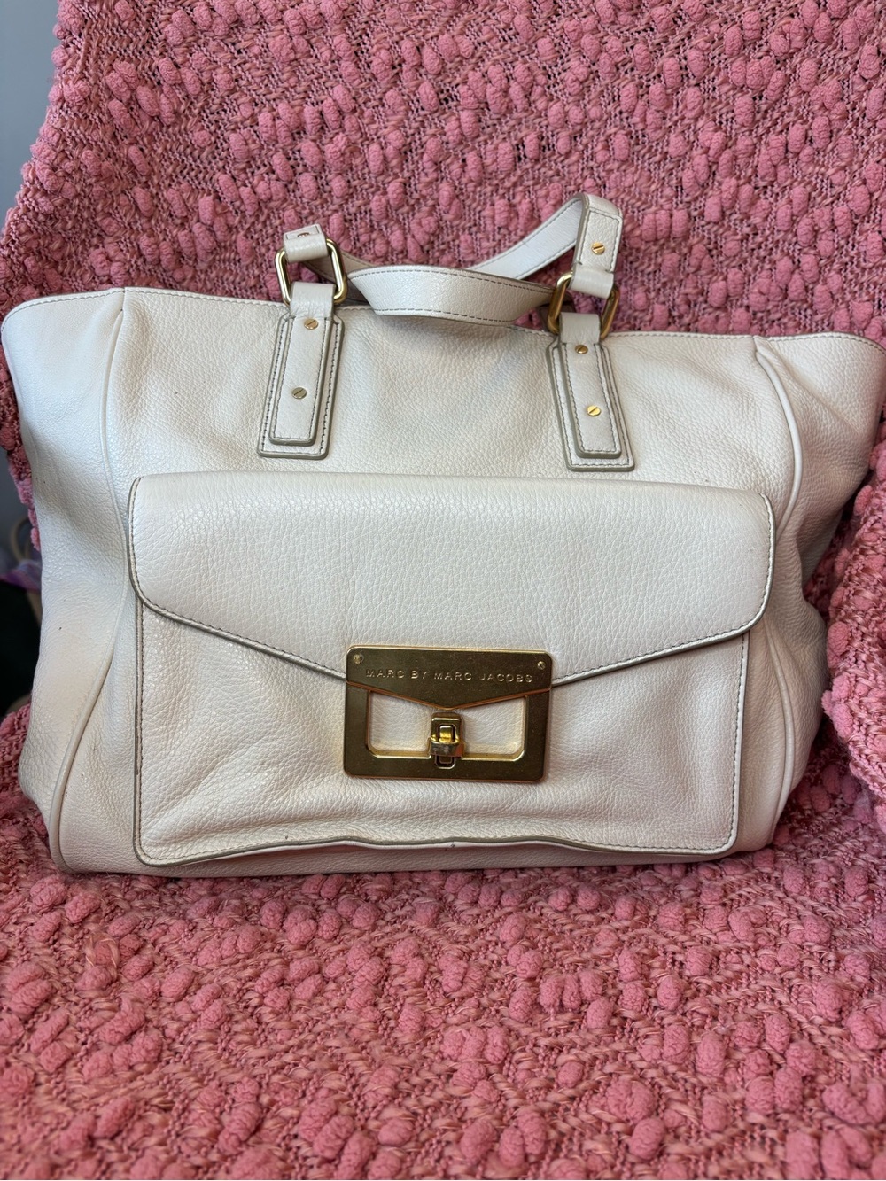 Large Cream Marc by Marc Jacob’s bag
